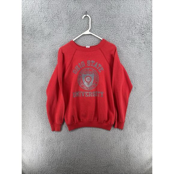 Vintage Champion Ohio State University Crest Crewneck Sweatshirt Men's Sz Large